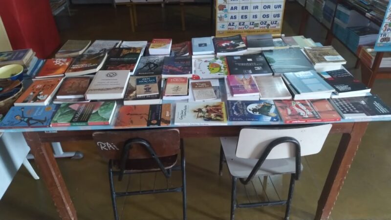 Universidade Federal de Goiás doa livros para Biblioteca Escolar